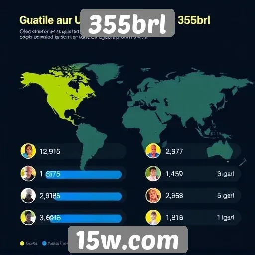 Estatísticas de usuários ativos no 355brl